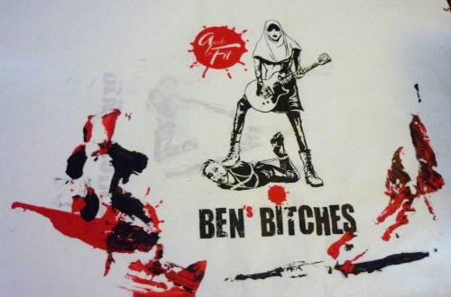 T-shirt design for Ben's Bitches