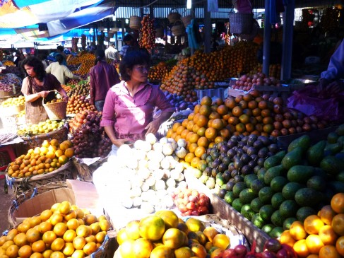 Fruit feast, Berastagi market
